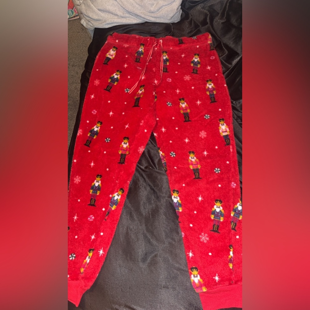 Red Nutcracker Pajama Pants